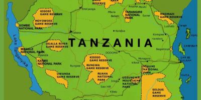 Мапа на танзанија